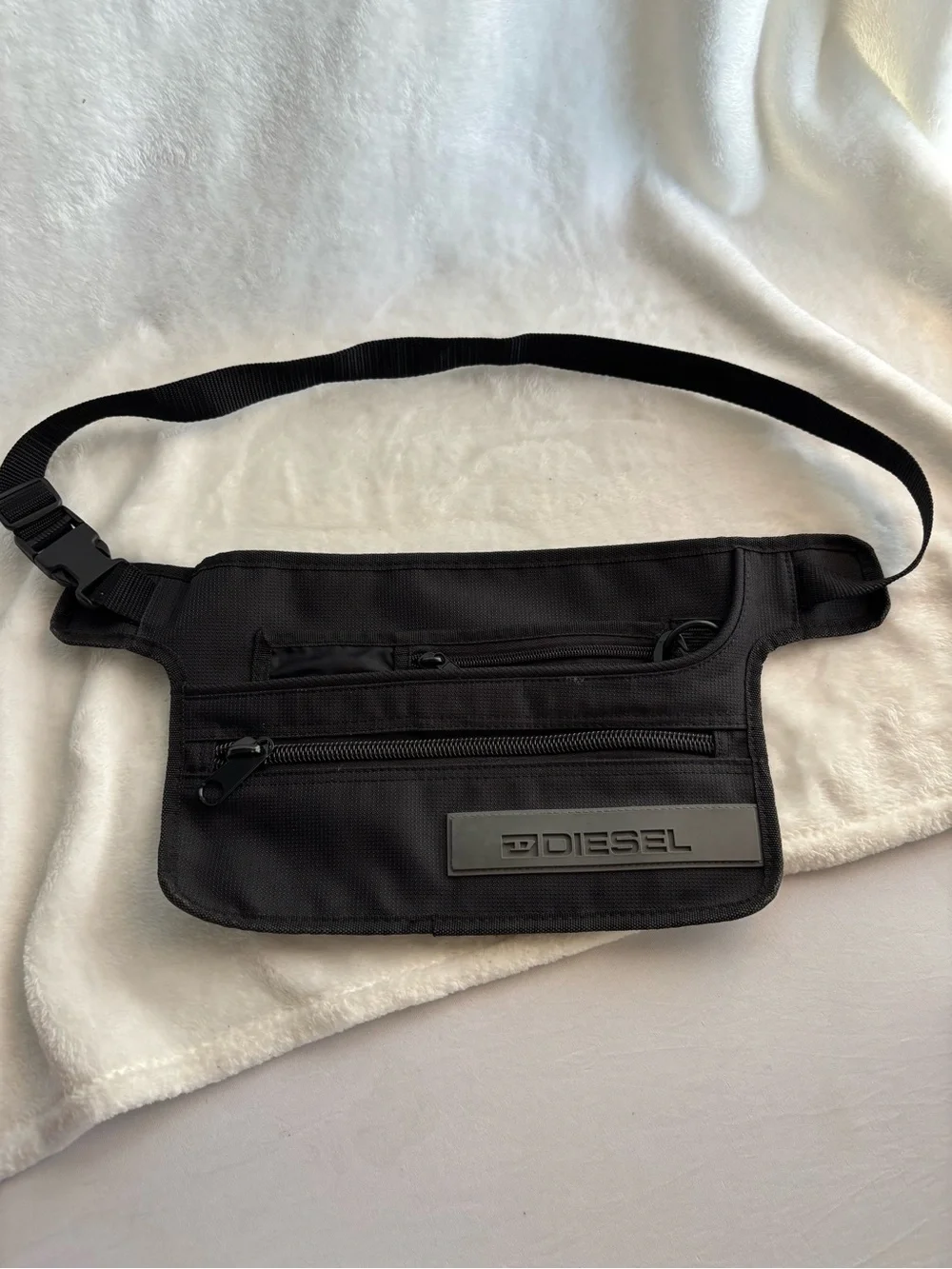 DIESEL Belt Bag Fanny Pack Black Adjustable Strap